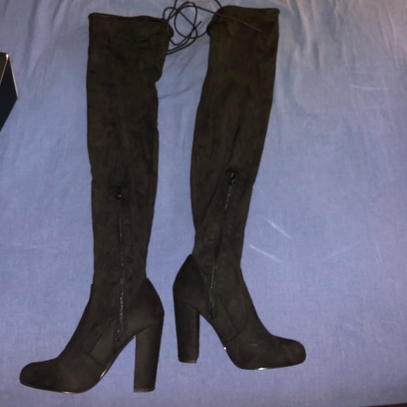 Fashion Nova Knee High Boots - Picture 3 of 5
